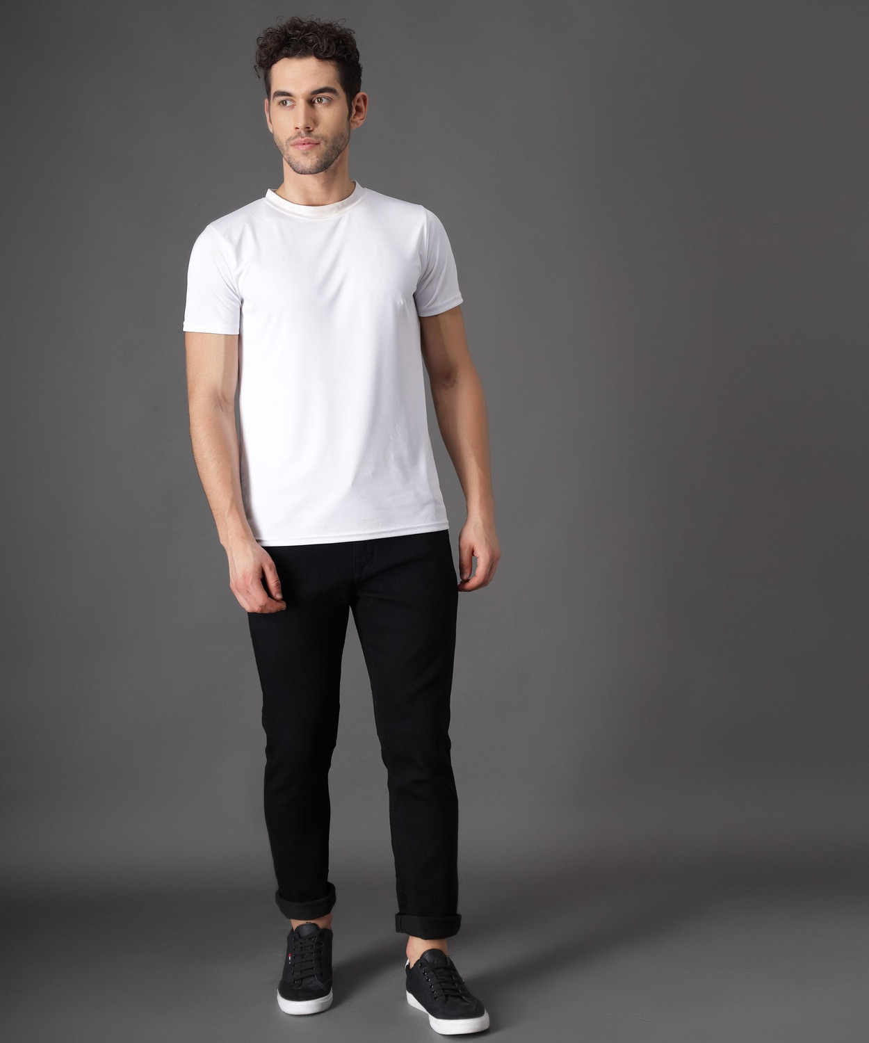 Image of ZAYSH Regular Men Black Jeans