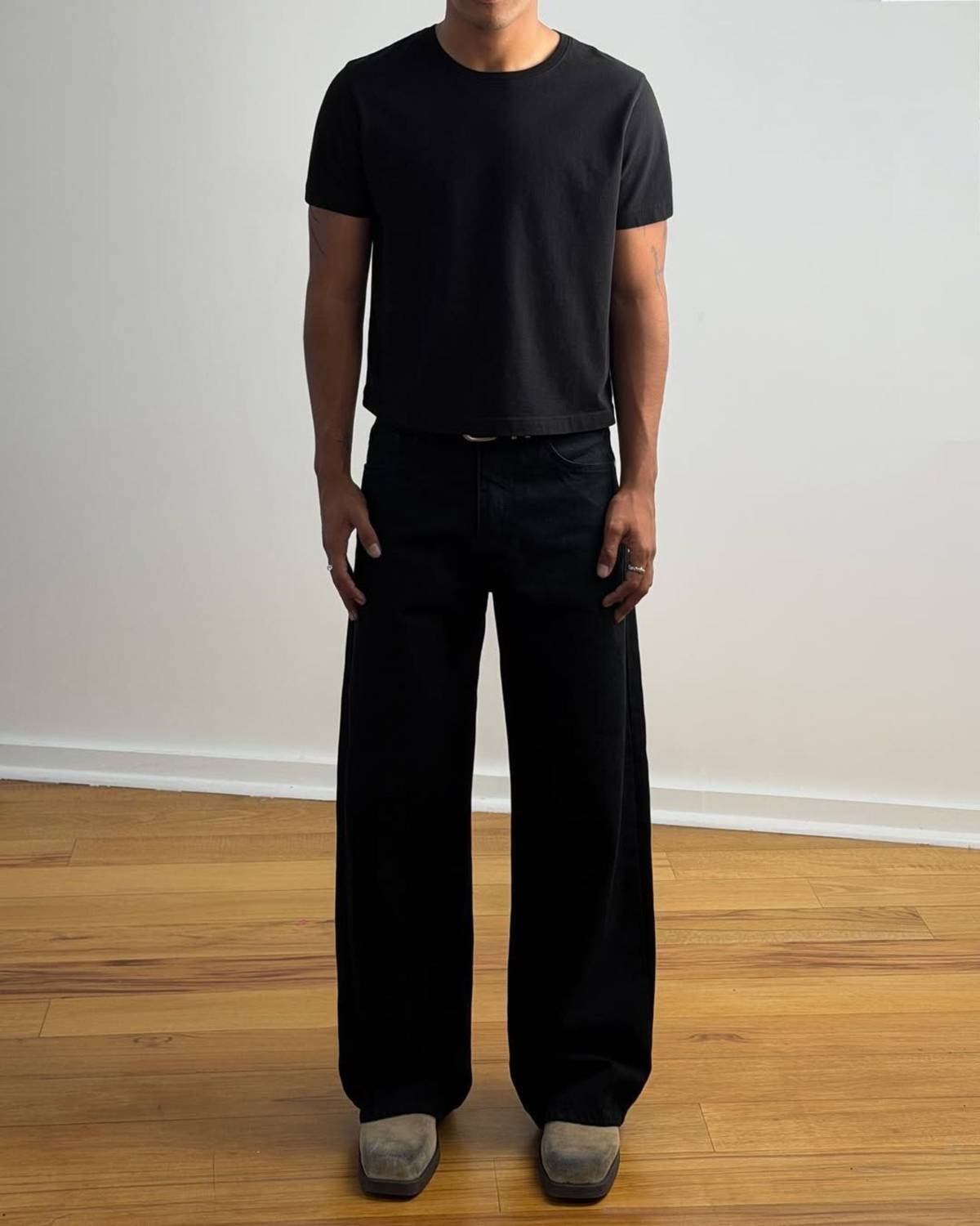 KLAVORA Loose Fit Men Black Jeans - Image 1