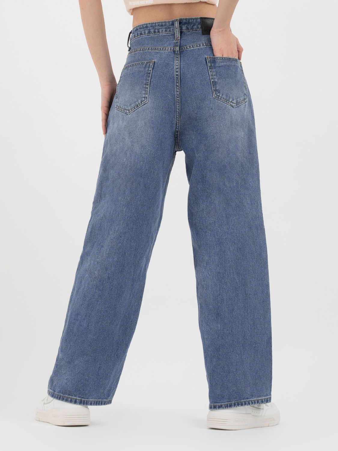 Image of RED TAPE Loose Fit Women Blue Jeans