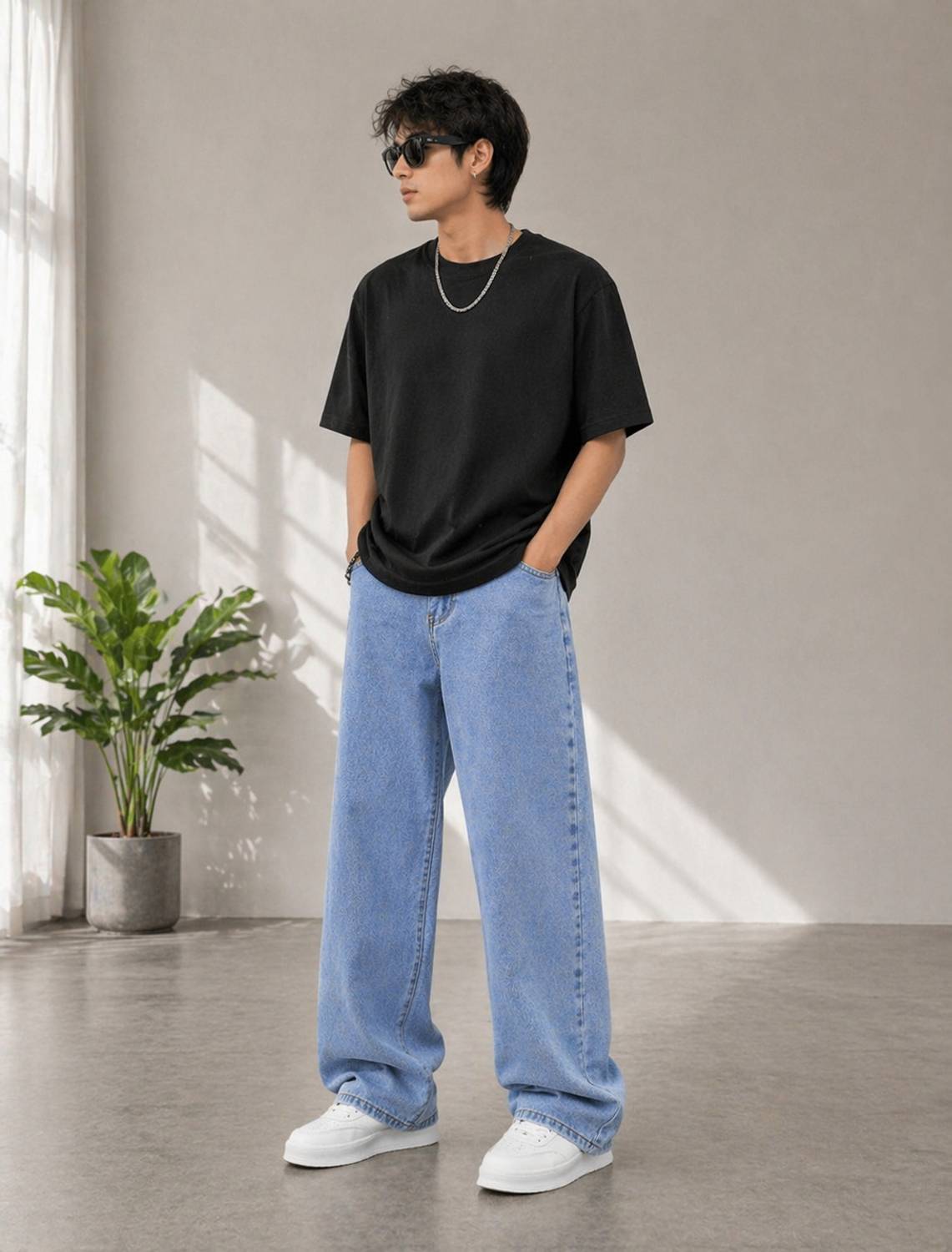 BACKENTHER Straight Fit Men Light Blue Jeans - Image 5