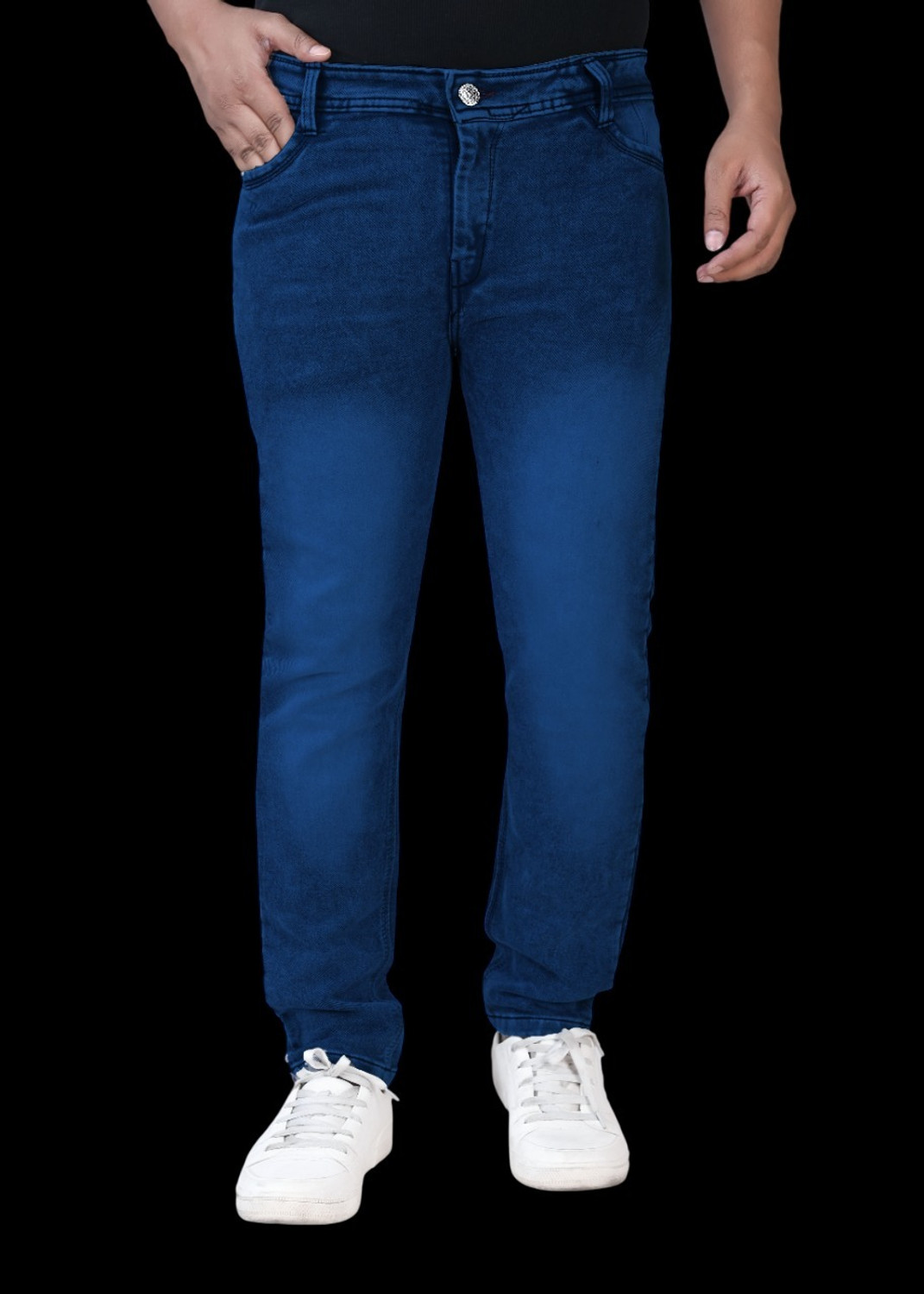 Image of joyguru fashion Slim Men Blue Jeans