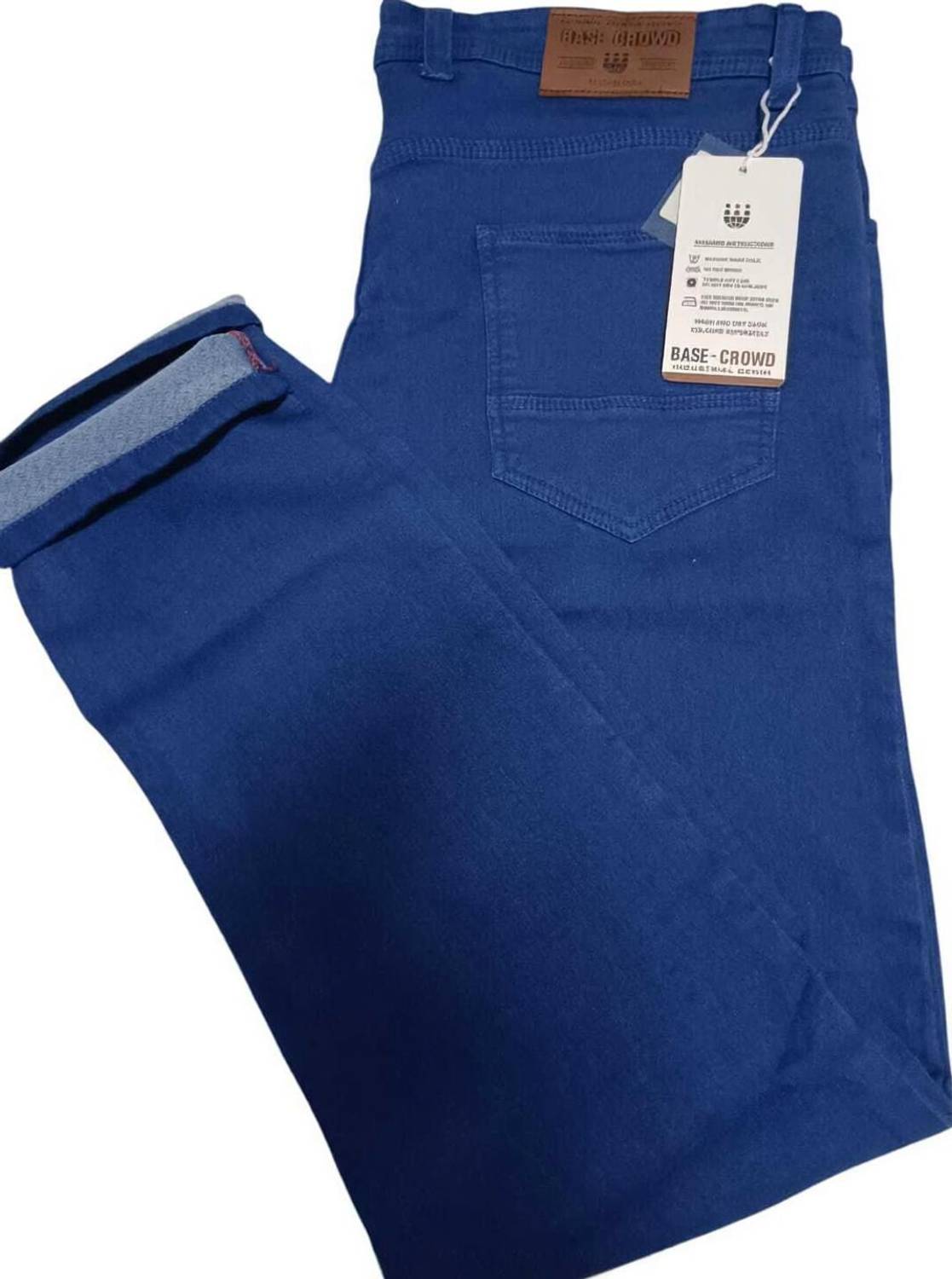 BASE-CROWD Regular Men Light Blue Jeans