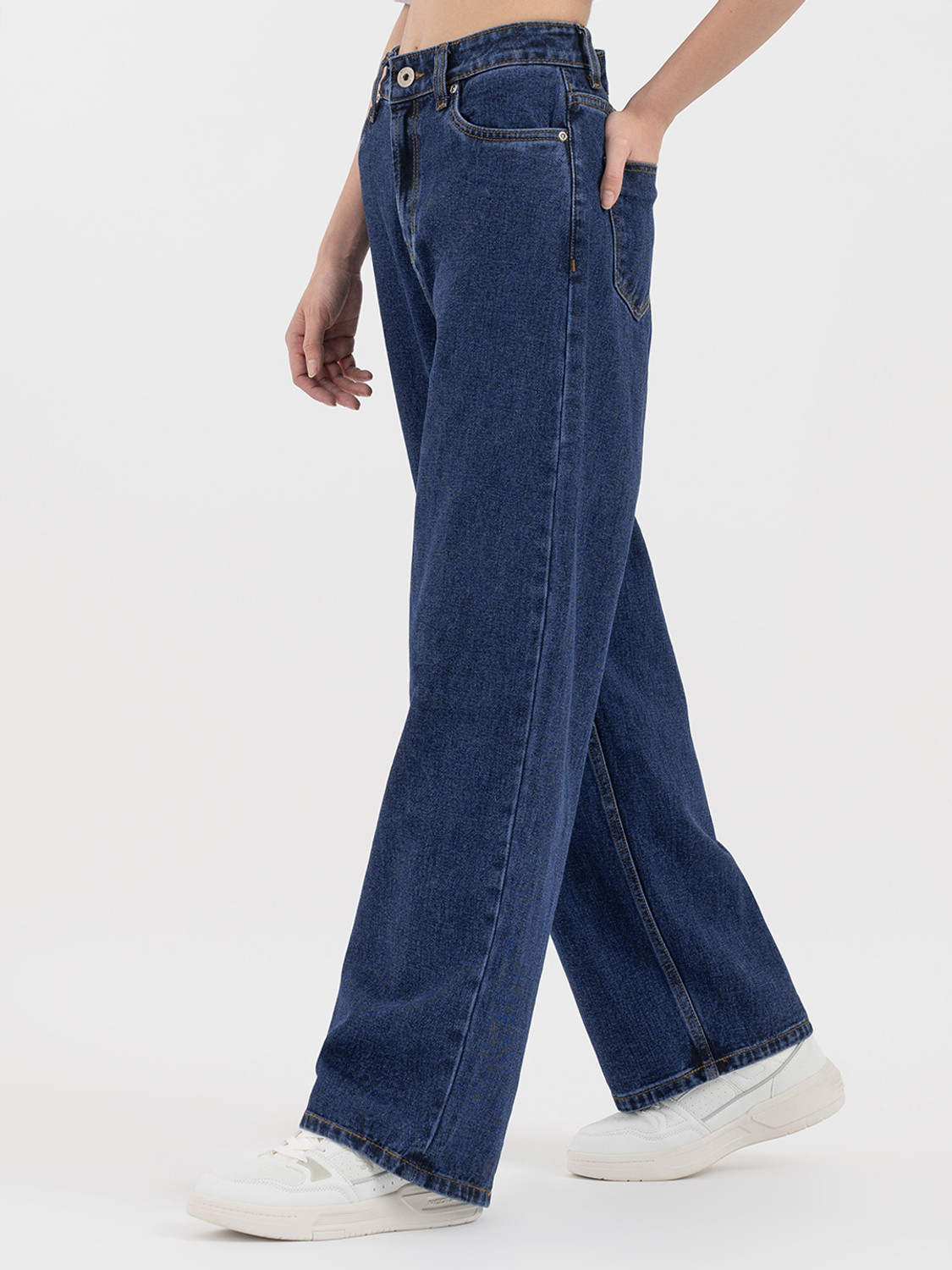 Image of RED TAPE Loose Fit Women Blue Jeans