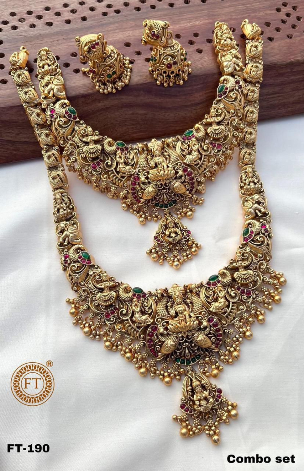 Image of RIENTA JWL Alloy Gold-plated Gold Jewellery Set
