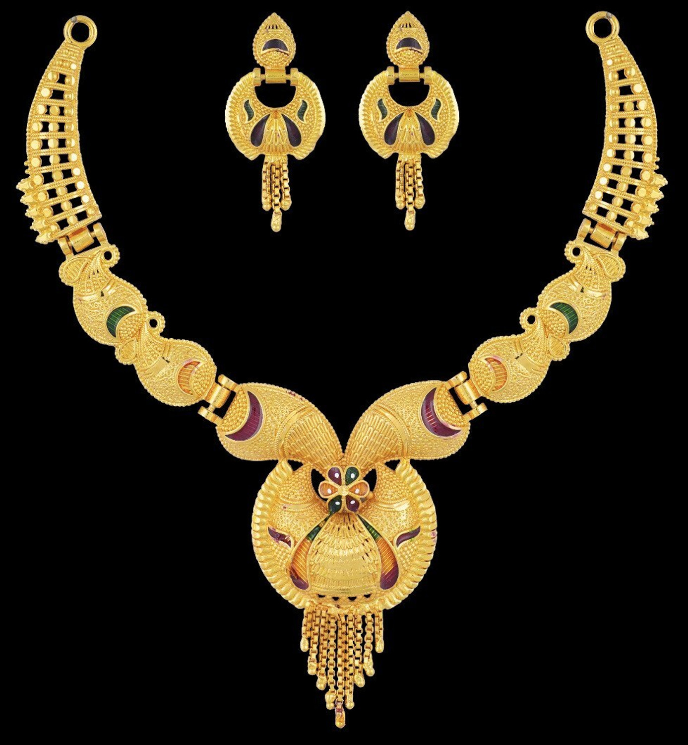 Image of bulsenk Alloy Gold-plated Gold Jewellery Set