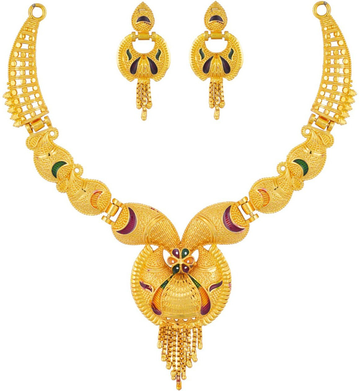 Image of bulsenk Alloy Gold-plated Gold Jewellery Set