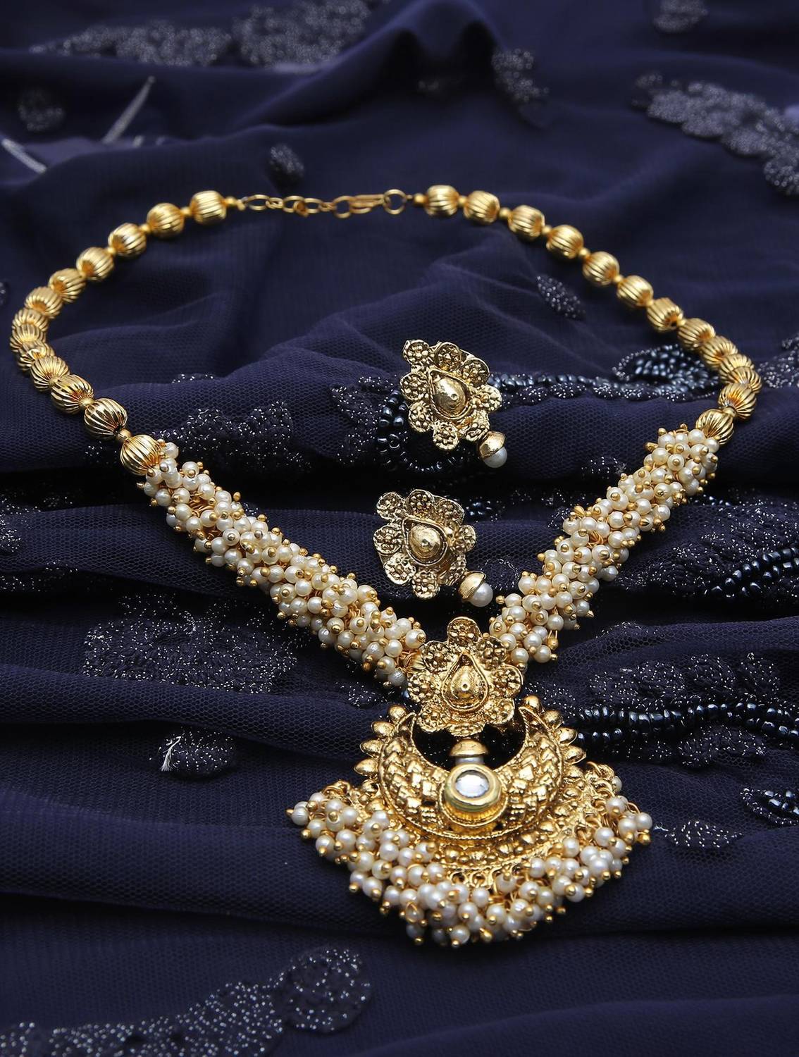 STYYLO FASHION Alloy Gold-plated Gold Jewellery Set
