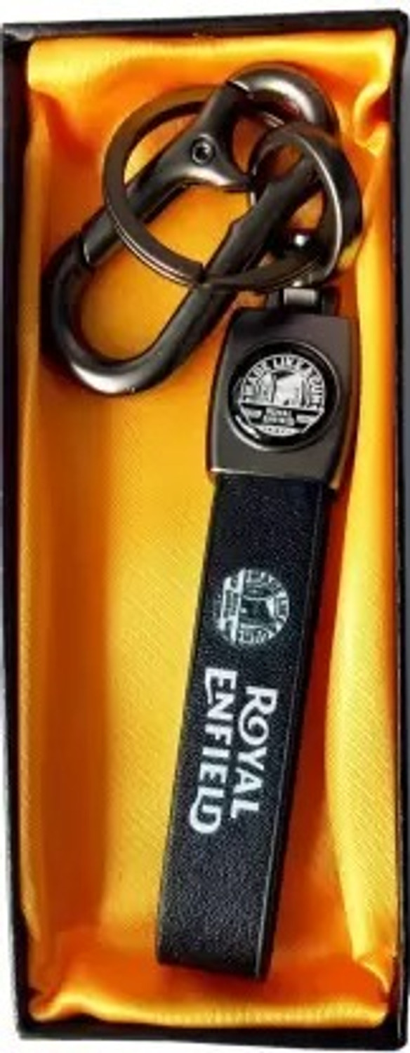 Image of Ukit Classic Bullet Bike Leather Key Chain, Keyring Two Wheeler Bike Key Ring Key Chain