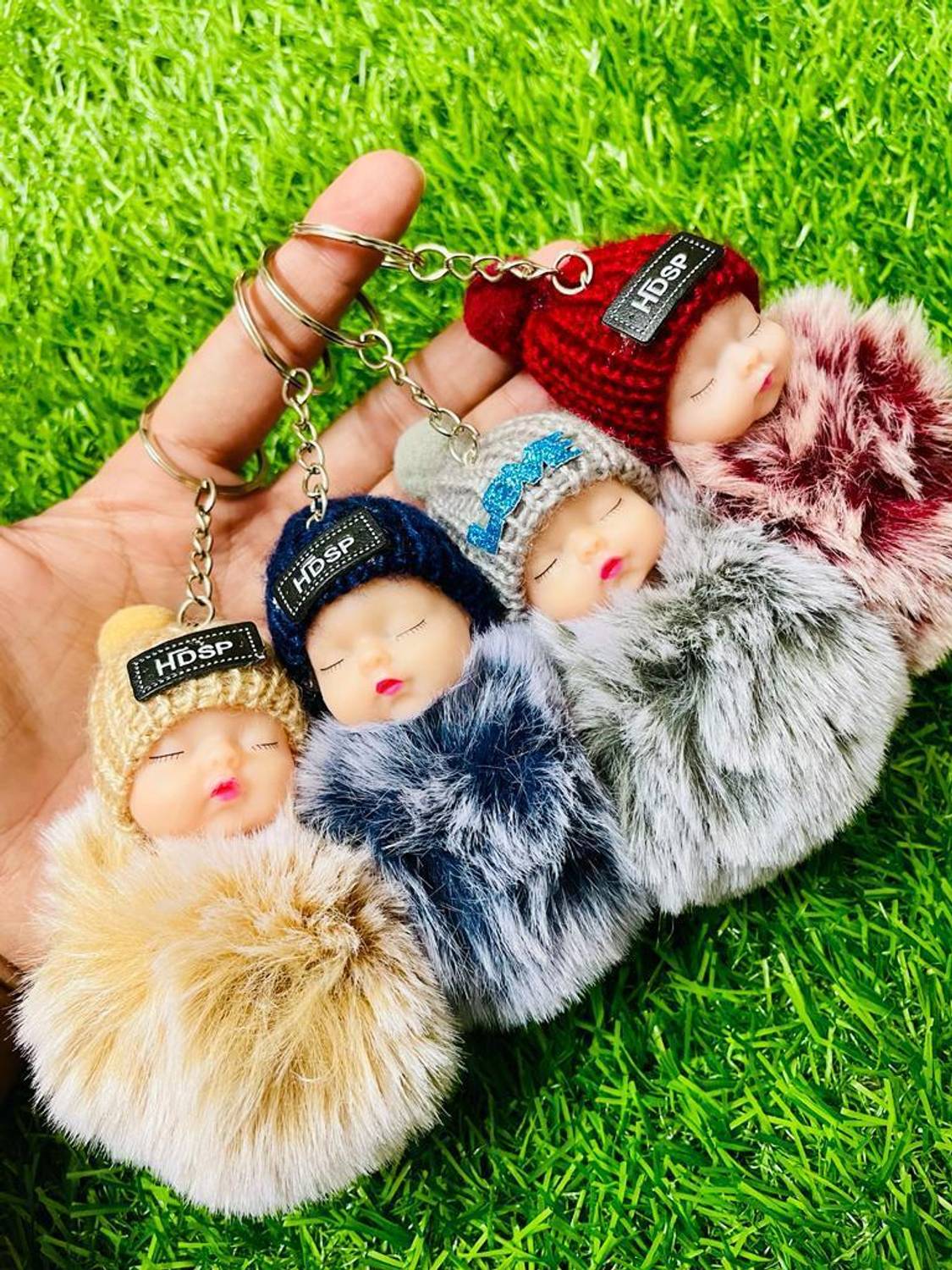Next Gen Keychains Doll four pcs premium quality keychain soft fur