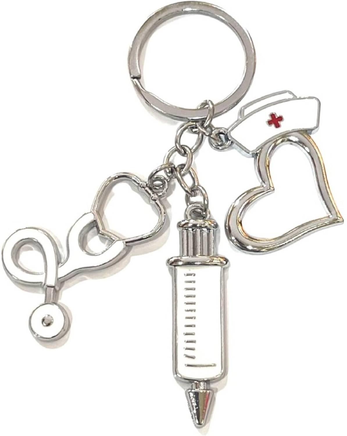 Bodytech Doctor Stainless Steel Keychain Metal For Gifting With Key Ring Anti-Rust Key Chain