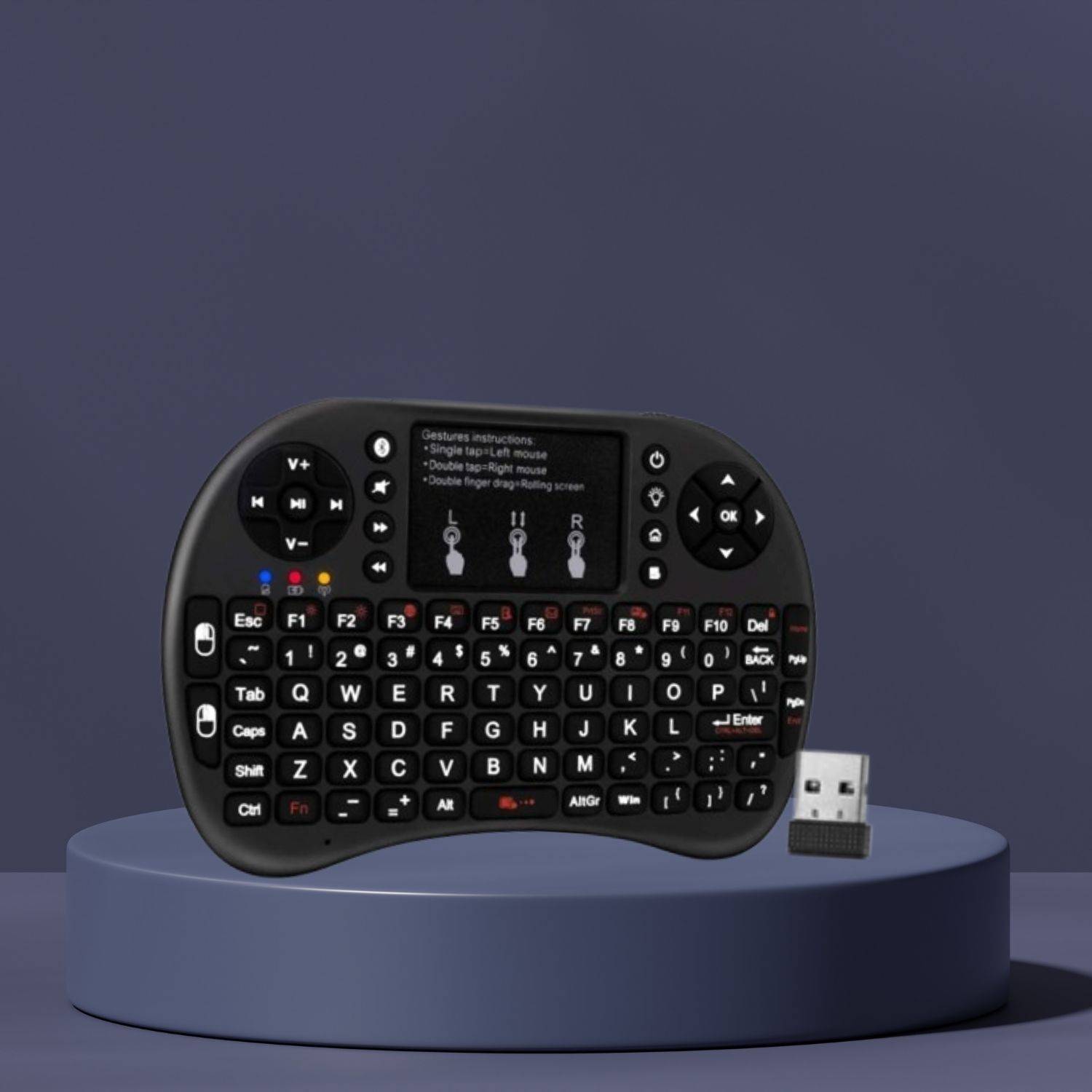 Clairbell Bluetooth (Wireless Keyboard) USB Rechargeable Keyboard
