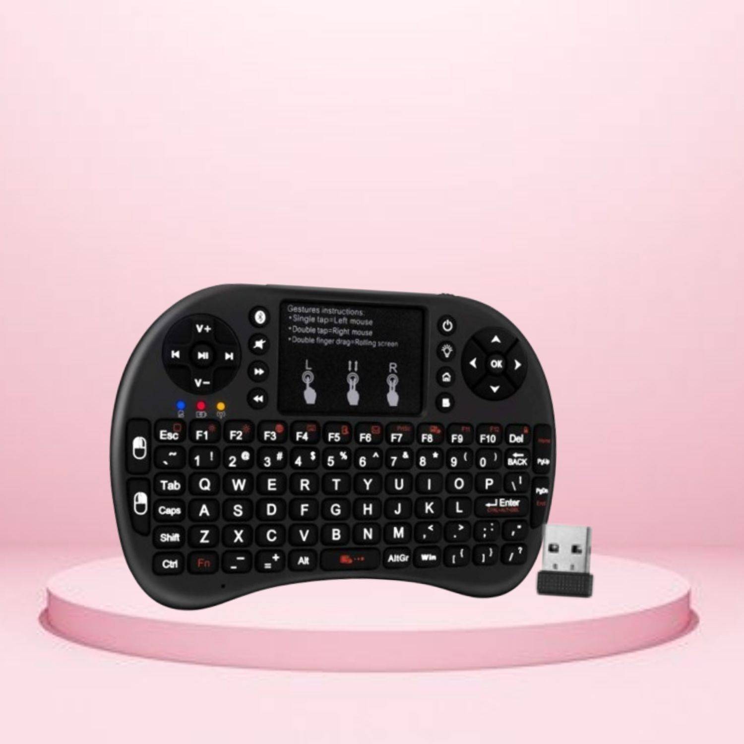 Clairbell Bluetooth (Wireless Keyboard) USB Rechargeable Keyboard