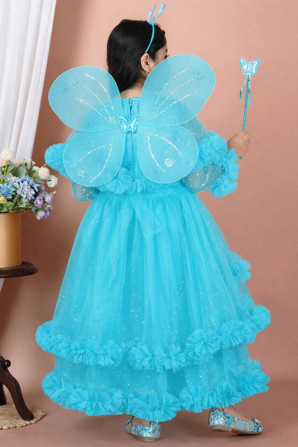 SK Textile Fairy Dress Kids Costume Wear Price in India - Buy SK