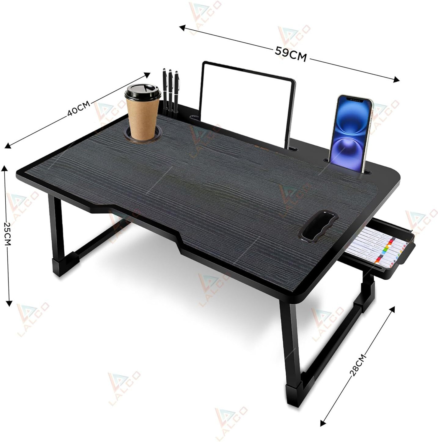 Image of hevenq Wood Portable Laptop Table