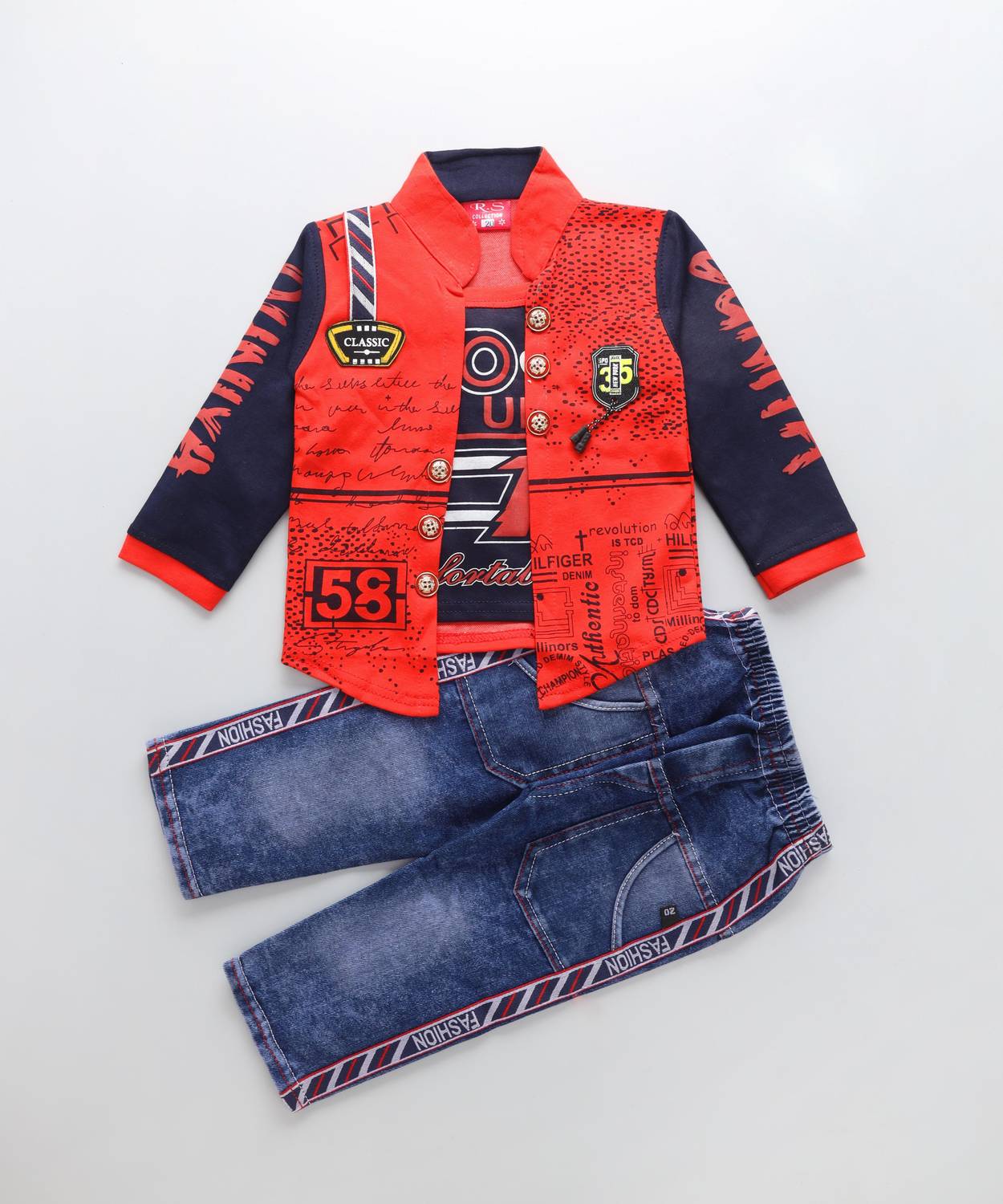 UsmanGhani Boys & Girls Casual Shirt Jeans