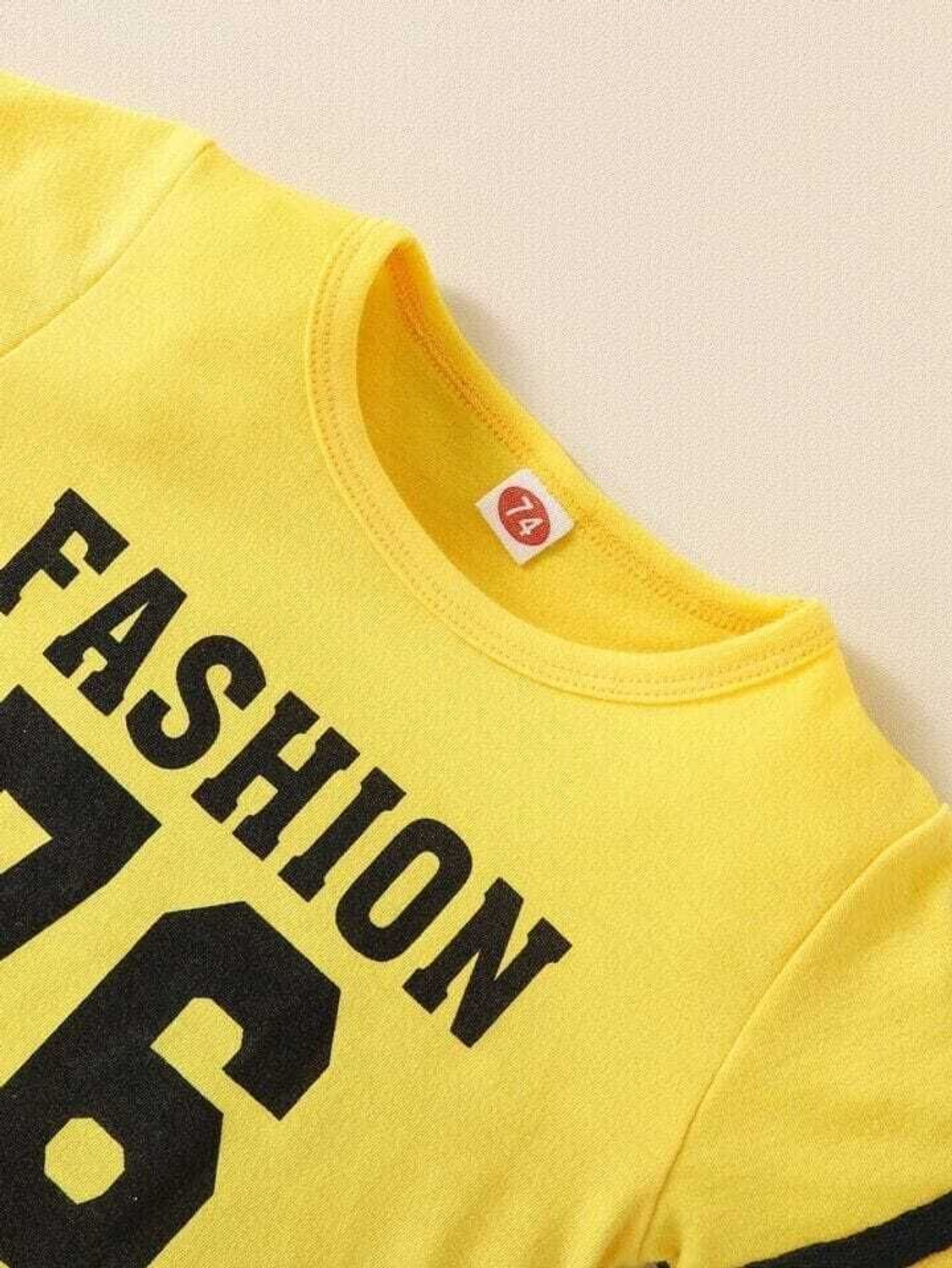 Image of IFW Baby Boys & Baby Girls Casual T-shirt Shorts