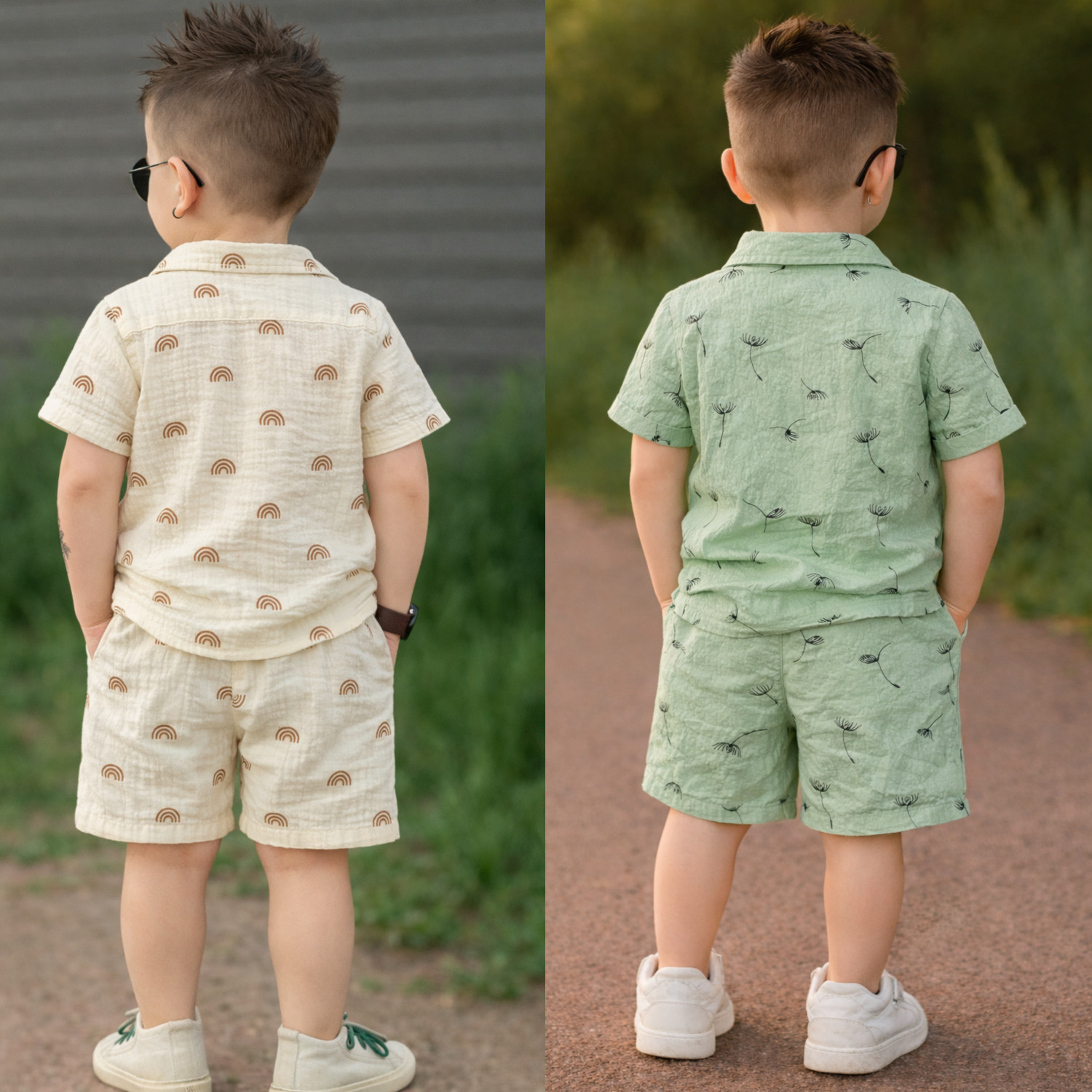 Image of Wemation Boys Casual Shirt Shorts