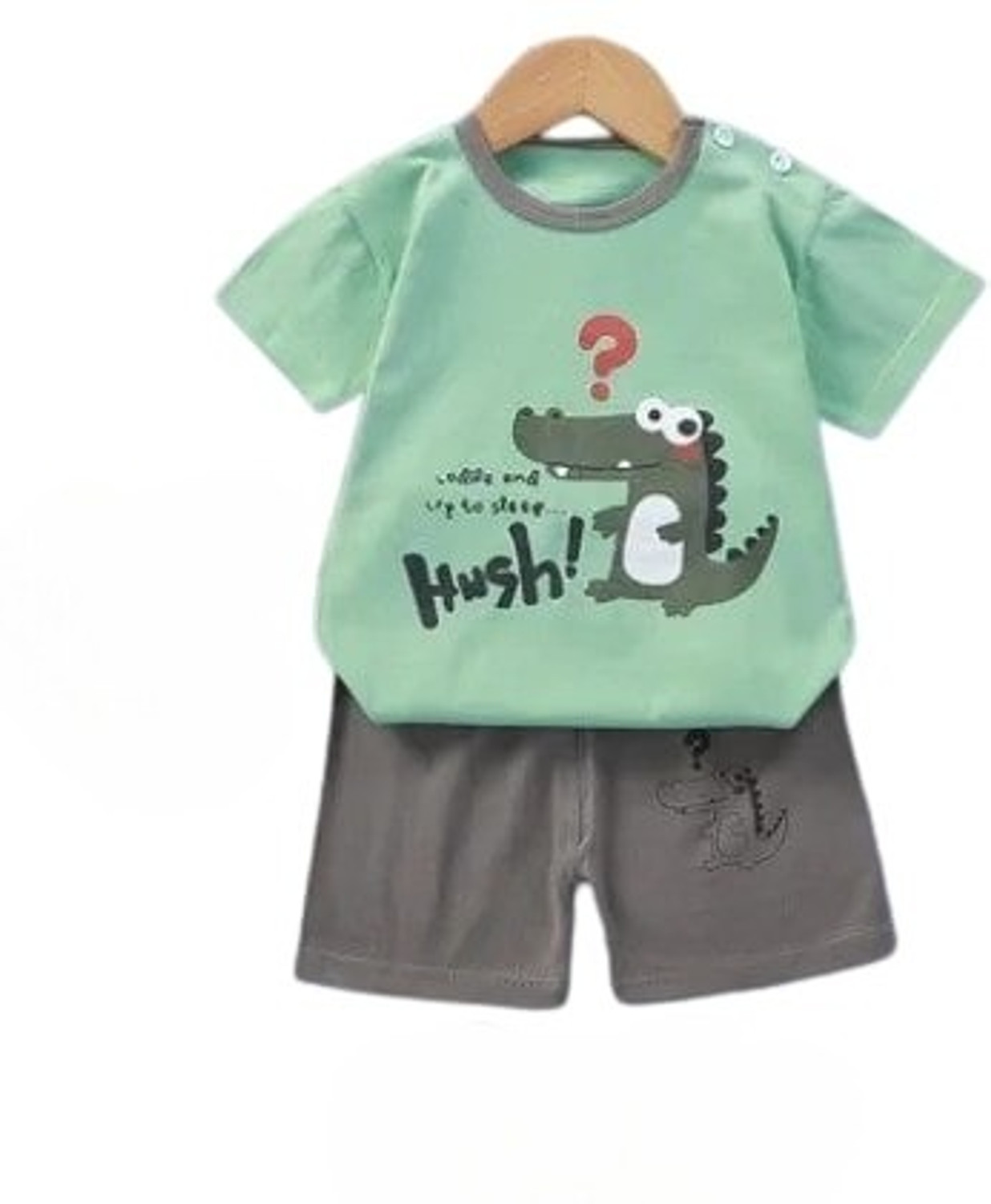 Image of Cute N Tight Baby Boys & Baby Girls Casual T-shirt Shorts