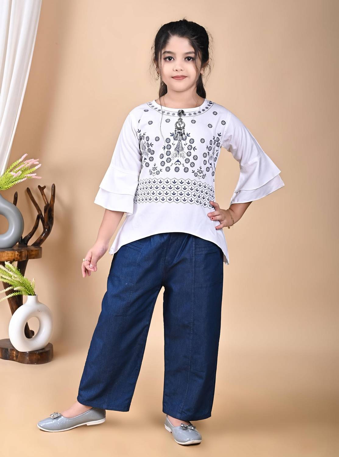 5 Stars Collection Girls Casual Top Pant