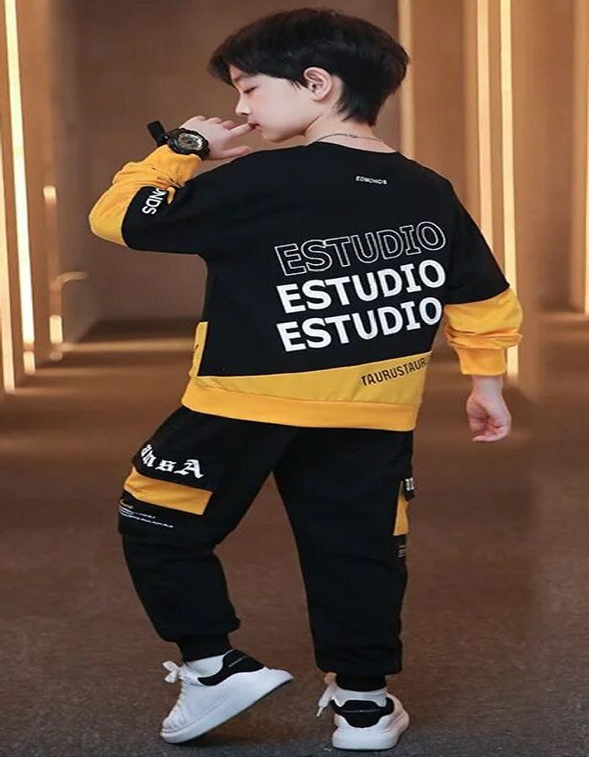 Image of Cute N Tight Baby Boys & Baby Girls Casual T-shirt Track Pants