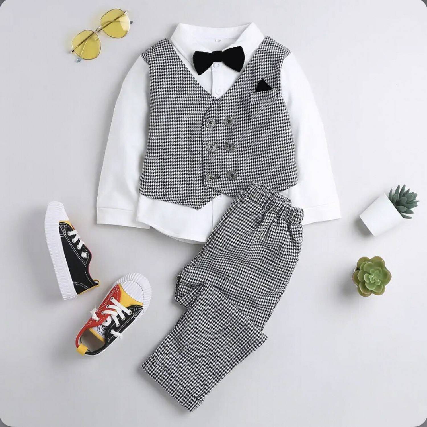 Kriyu creation Boys Casual, Festive & Party Blazer and Pant Set (...mo