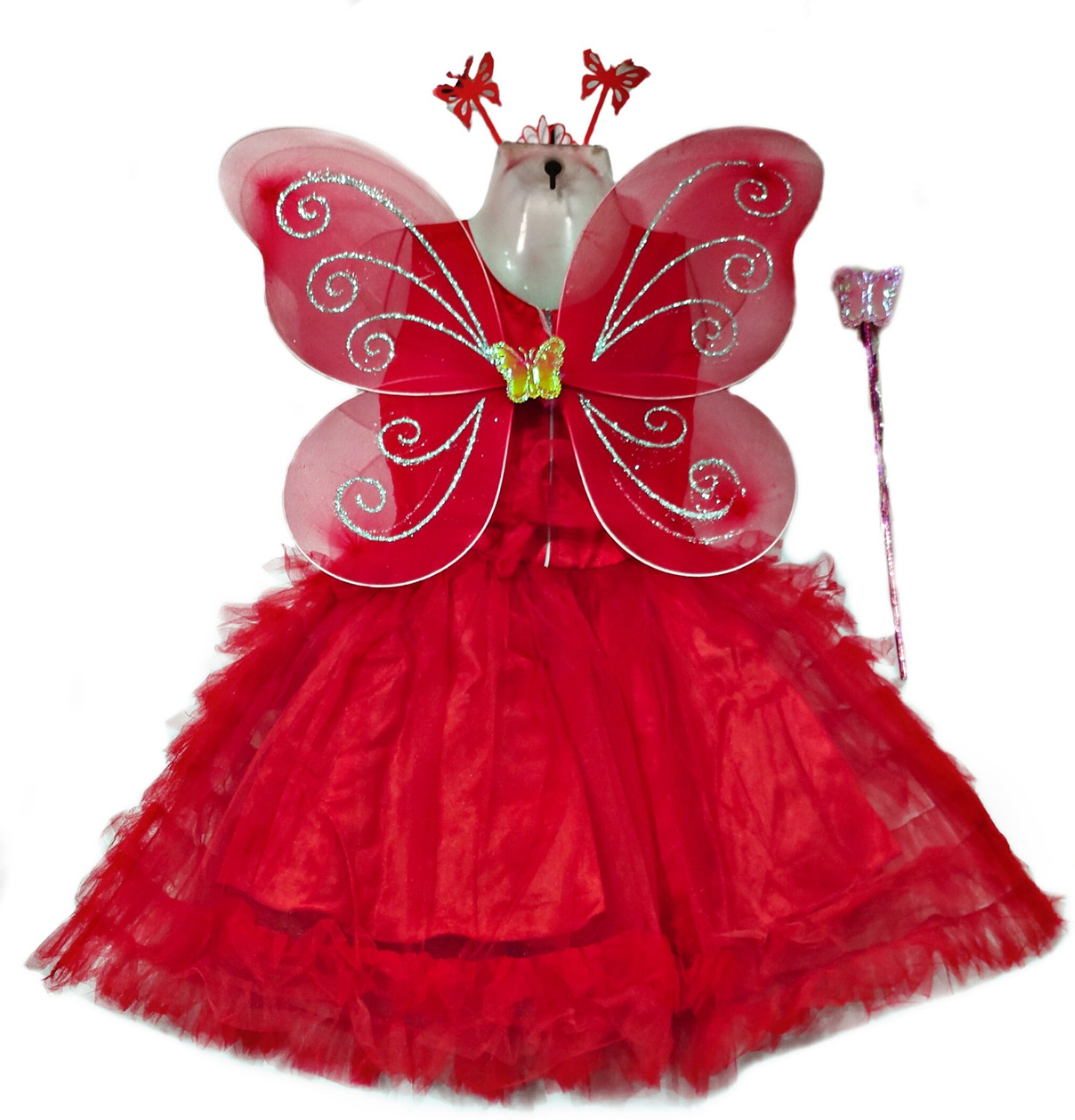 Image of THERAJSTORE Baby Girls Midi /Knee Length Festive /Wedding Dress