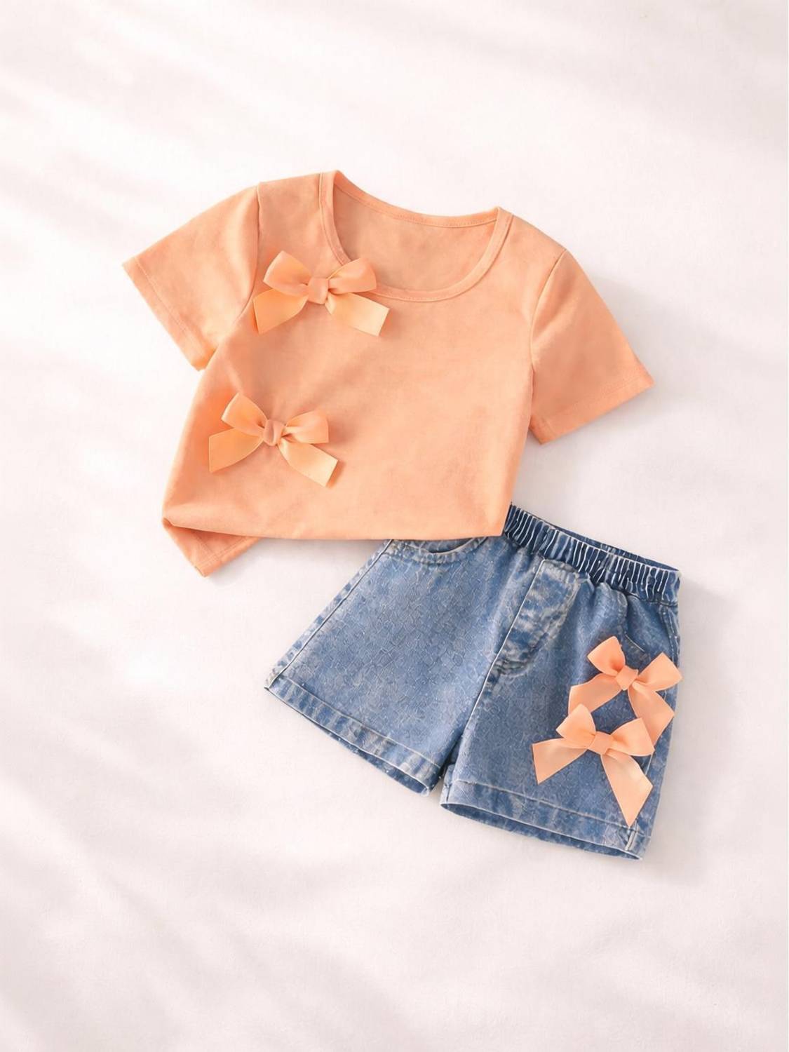 BULBULDRESSES Girls Party(Festive) T-shirt Shorts