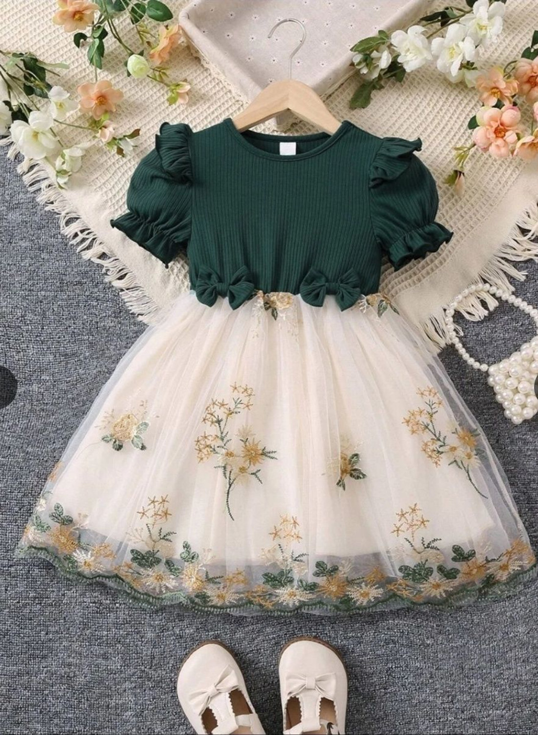 Flanze Indi Baby Girls Above Knee Party Dress