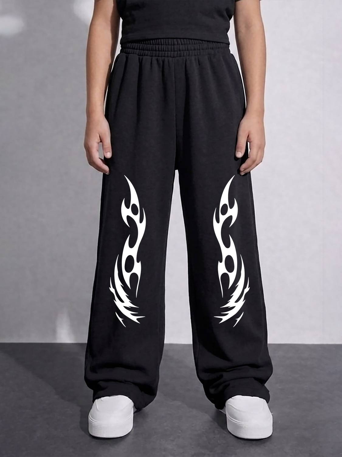 WYATT Track Pant For Boys & Girls Black Pack of 1 - Image 1