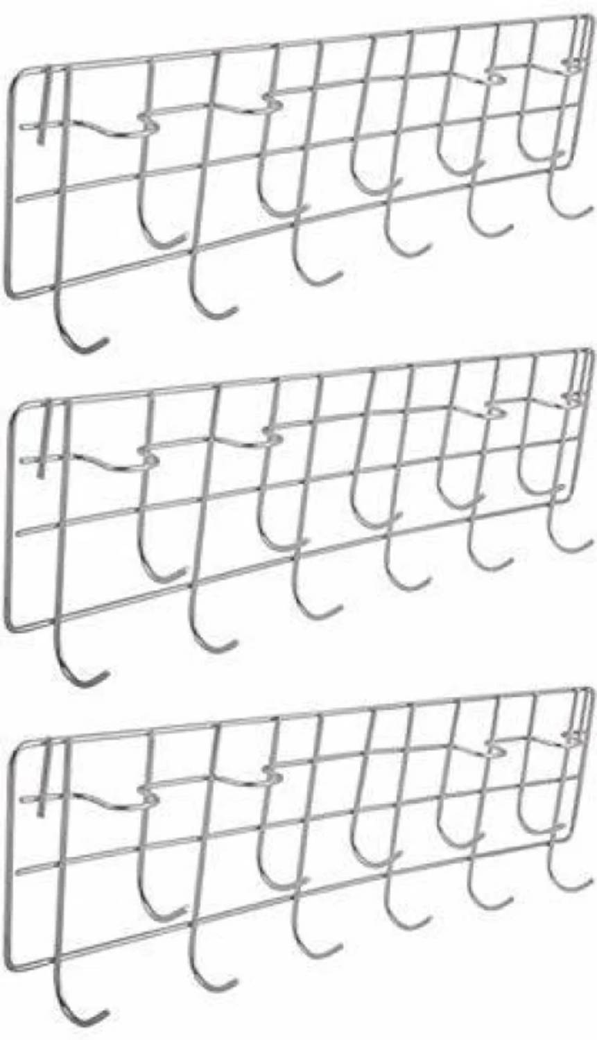Arushi Fashion Cutlery Kitchen Rack Steel 11 Door Hangers