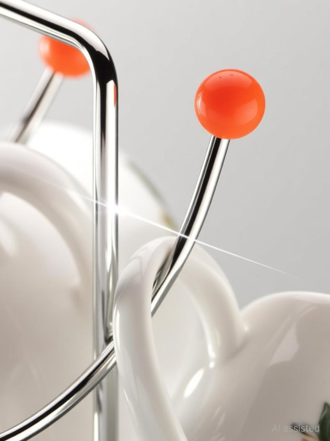 Image of Standify Cup & Plate Stands Combo, Stainless Steel Dish Drainer