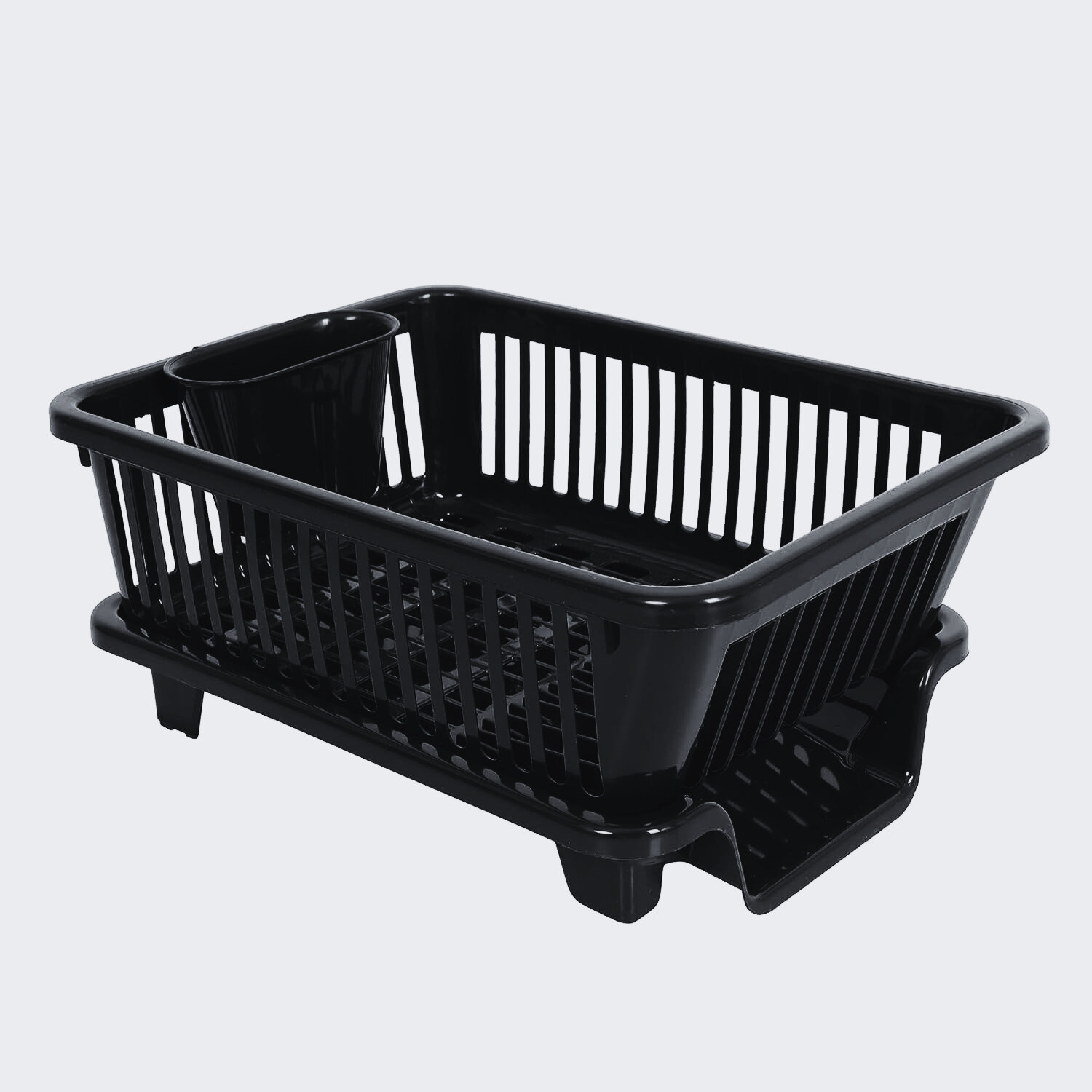 Image of Shopixo 3 in 1 Large Sink Set Dish Rack Drainer Drying Rac Plastic Kitchen Trolley (DIY(Do-It-Yourself))