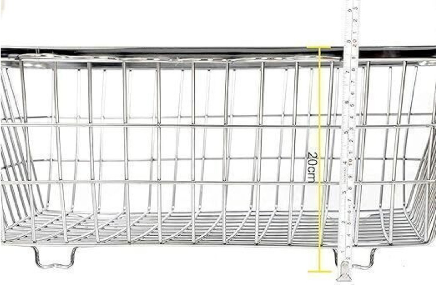 Image of Swarny Dish Drainer Kitchen Rack Steel