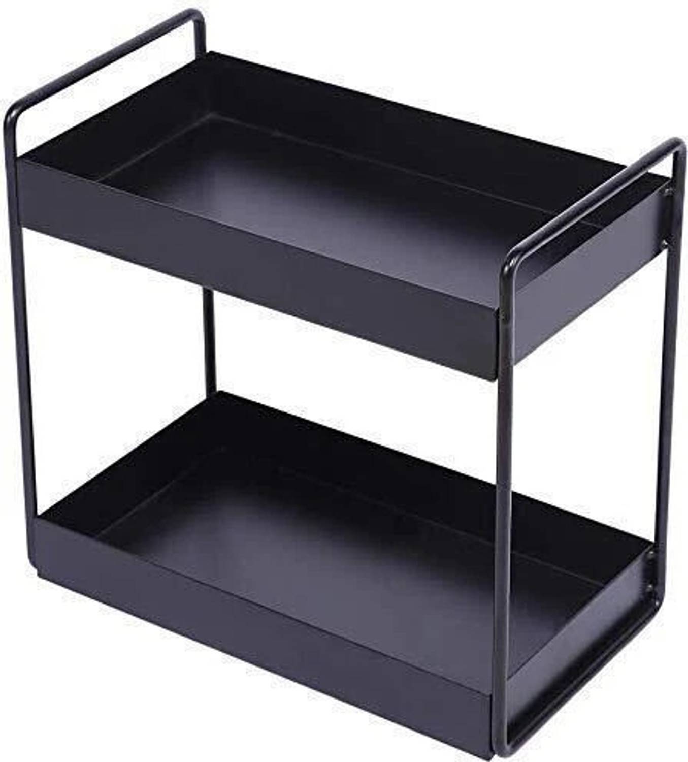 AMEXTRON Containers Kitchen Rack Iron Utensil Kitchen Rack Multipurpose Storage Rack 2-Tier Standing Rack, Spice Rack