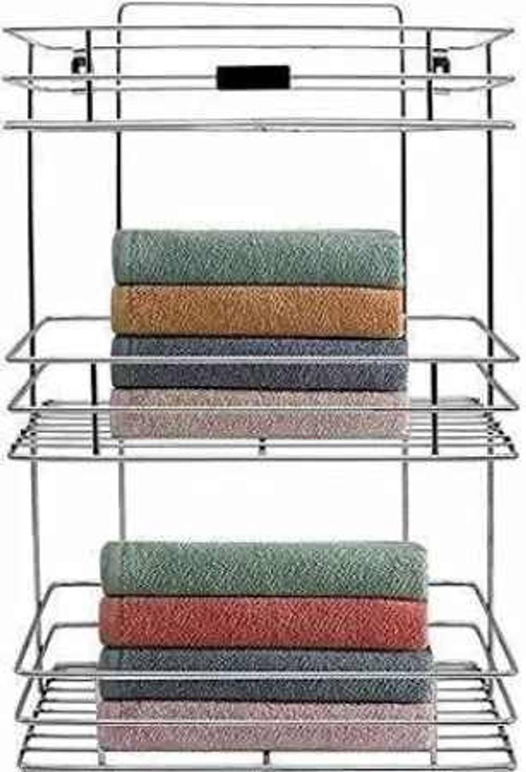 Maxtan Utensil Kitchen Rack Steel Stainless Steel 3 Tier Kitchen Rack, Storage Shelf Rack, 3 Layer Storage Rack — Kitchen Organizers & Racks