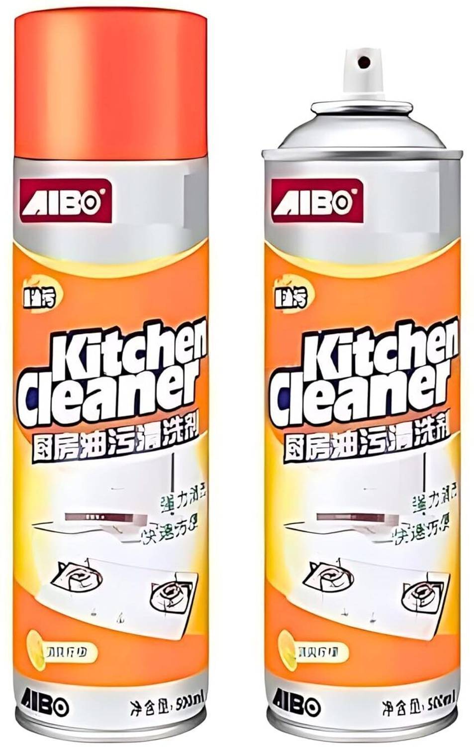 Averon Multipurpose Bubble Foam Kitchen Cleaner Spray Oil & Grease Stain Remover MD1198 Kitchen Cleaner