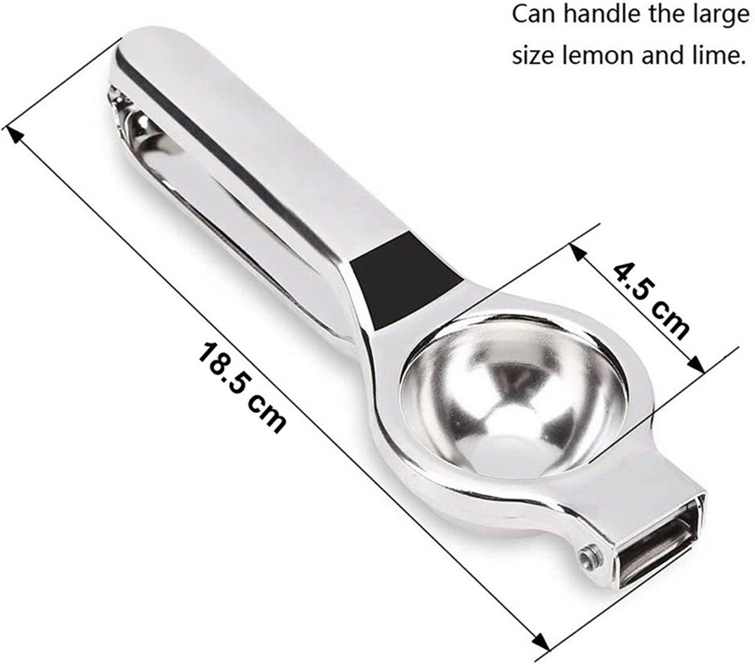 Image of OC9 Stainless Steel Lemon Squeezer & Roti Chimta / Utility Tong & Utility Pakkad Kitchen Tool Set