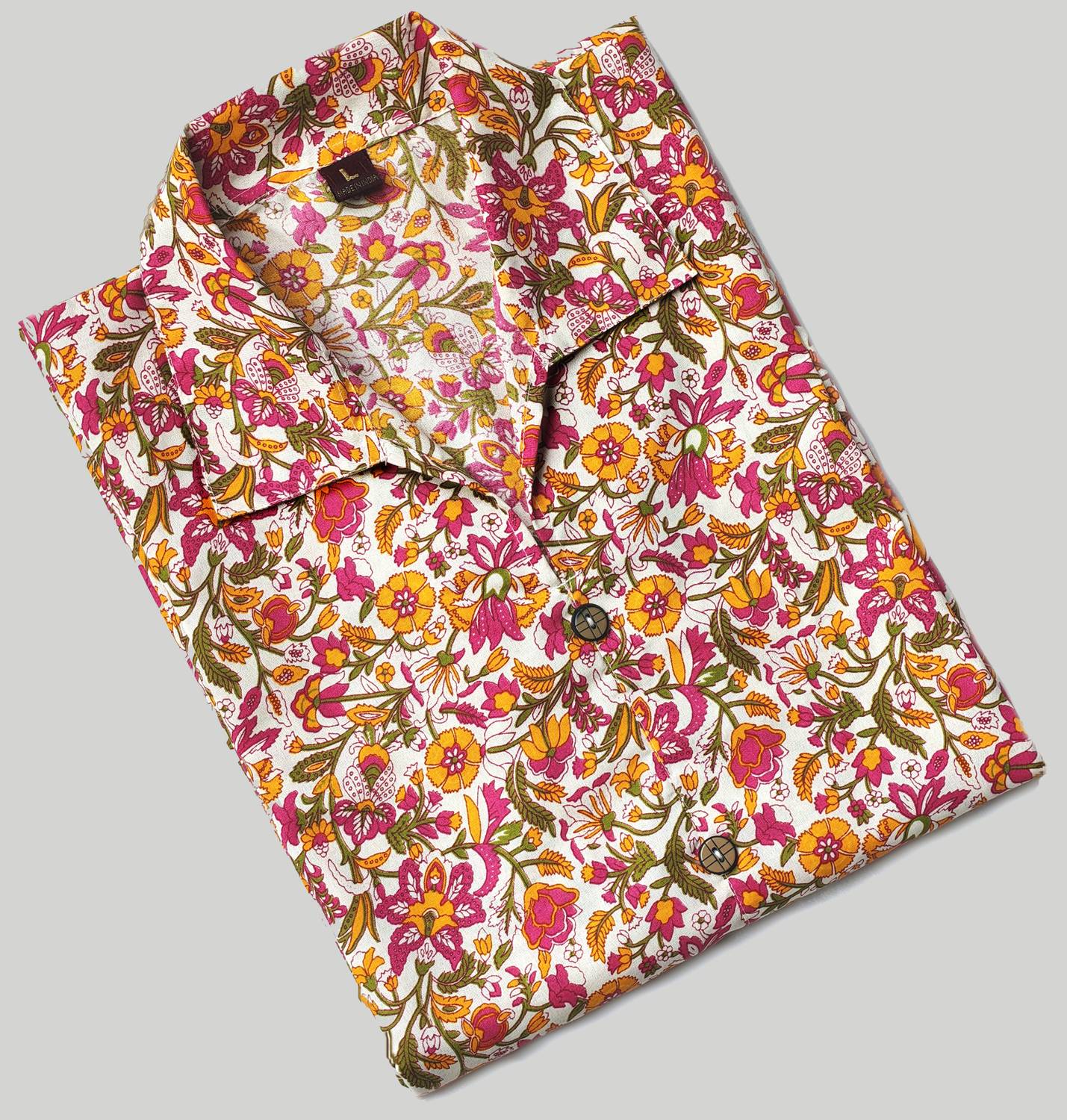 Acort Women Printed Frontslit Kurta