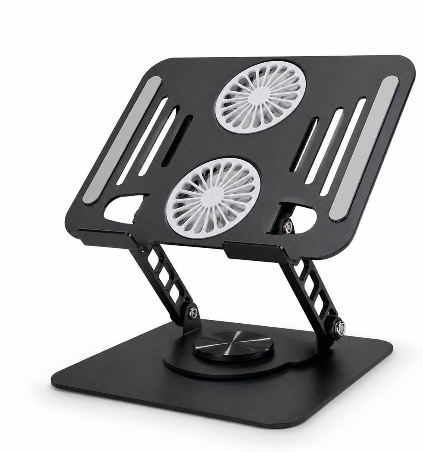 StealODeal 360° Rotating Laptop Stand with Cooling Fans