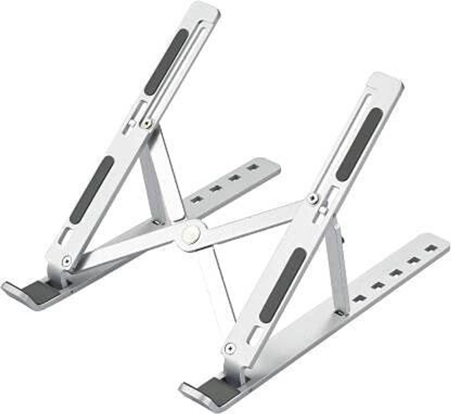 Innovito 7 Adjustable Height, Foldable Laptop Stand Aluminium Laptop Stand with Adjustable Height Compatible with Universal Laptops