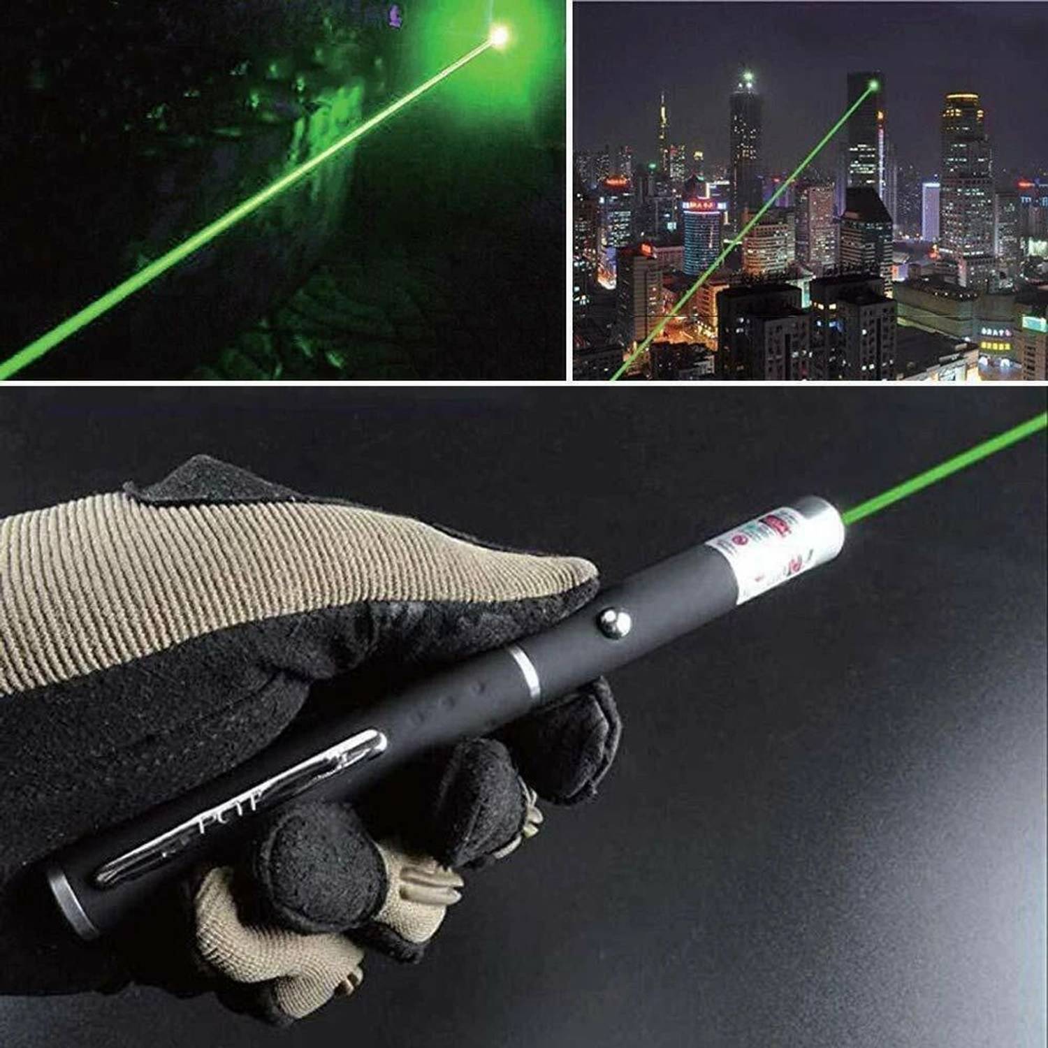 manish Laser Light Teaching Pen, Pointer, High Power Flashlight (532 nm, Green)