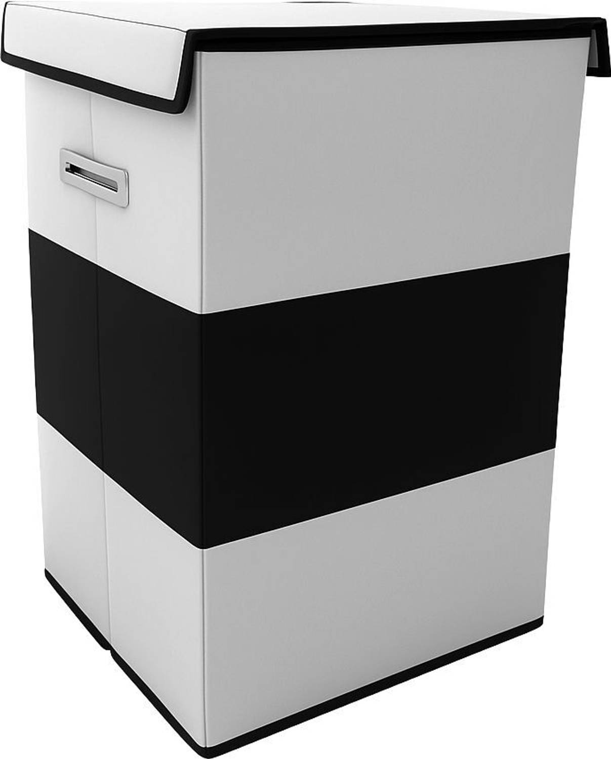 Hoomora 70L Grey, Black Laundry Basket - Image 3