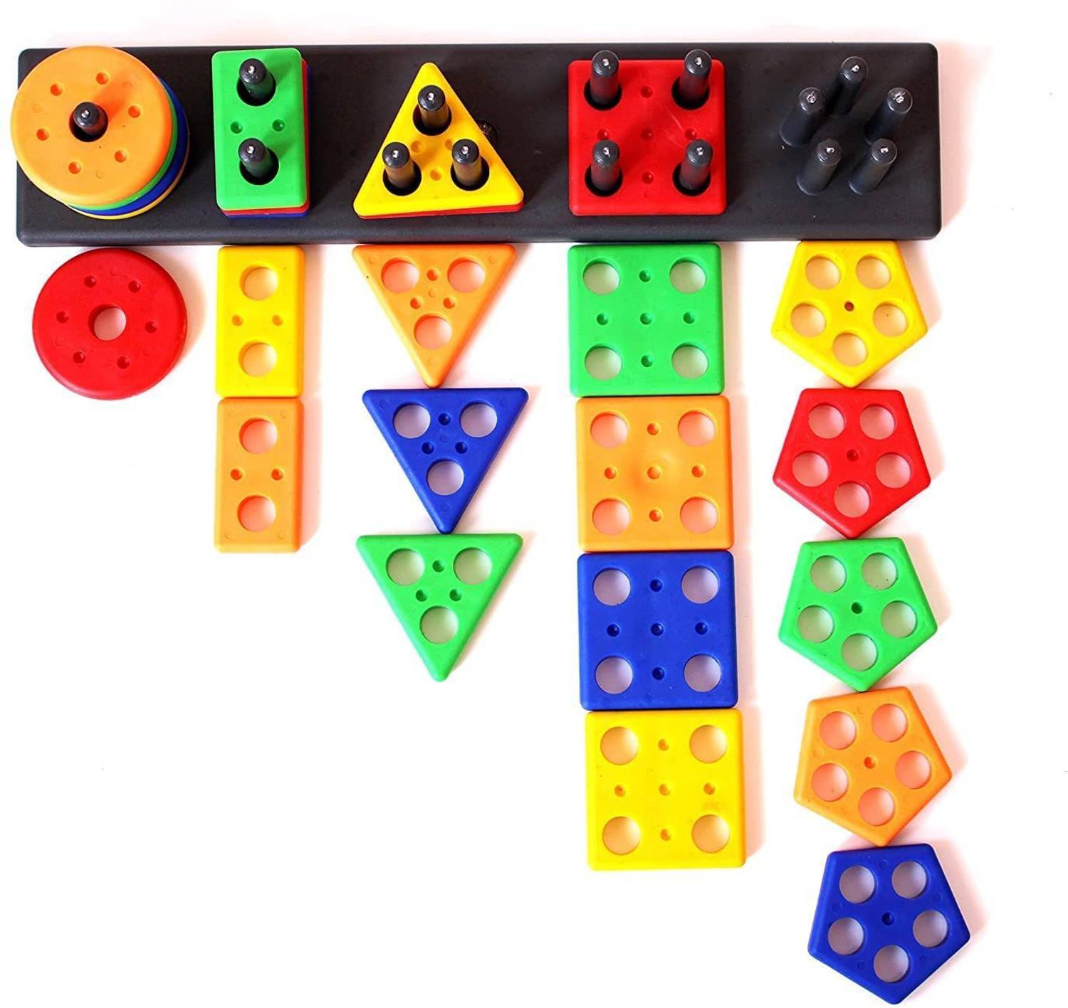 BHVMEY Geometric Shape Blocks for kids