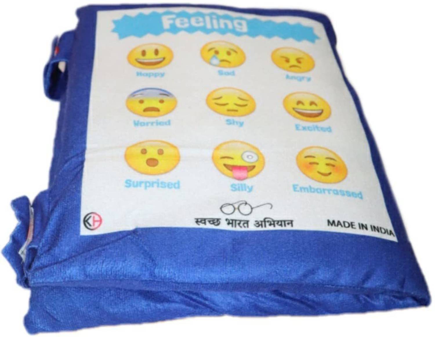 BHVMEY Baby Pillow Cushion Soft Book Toys for Up to 1 Year Kids Boys and Girls