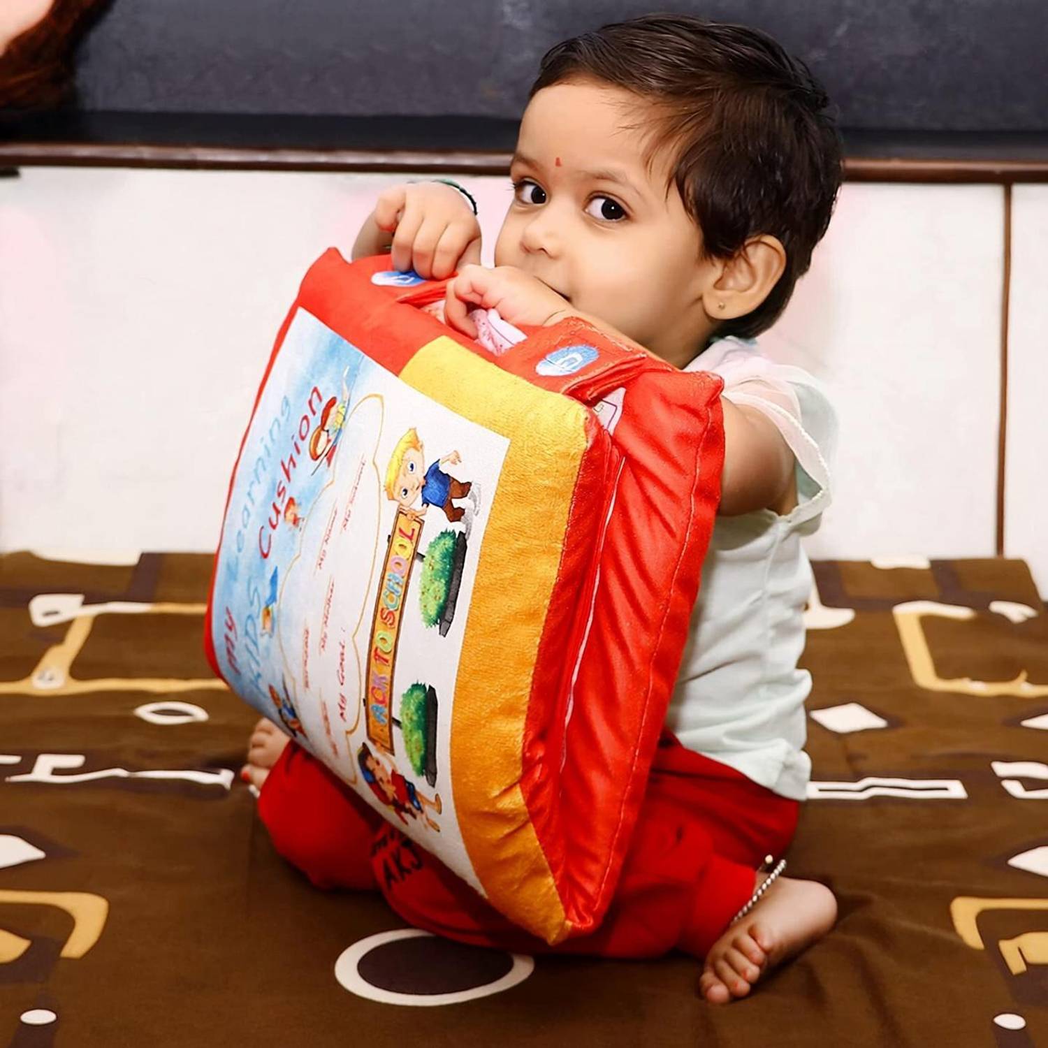 BHVMEY Toddler Pillow Book with Velcro – Early Learning Made Fun