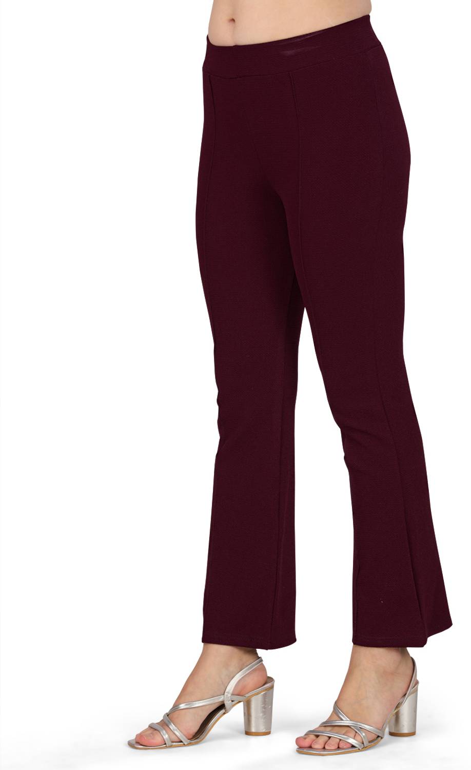 Ambuja International Maroon Jegging