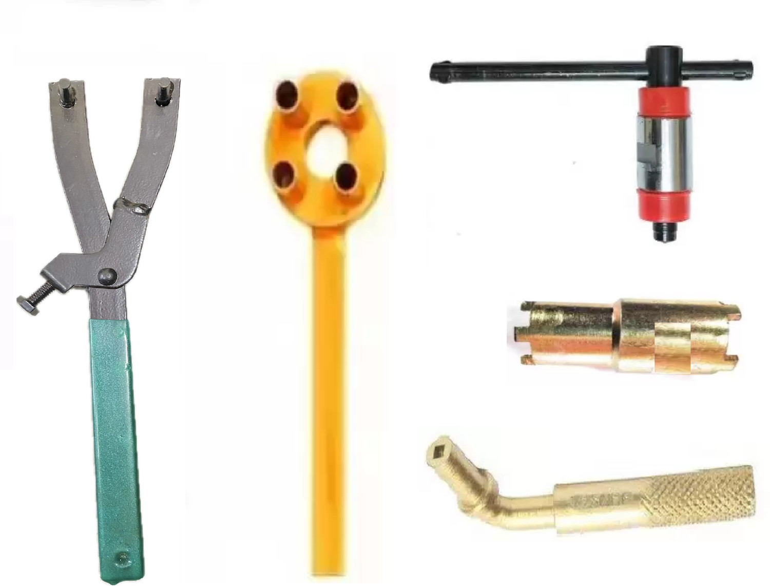 Image of GrabMoor Hero Honda Magnet Puller, Clutch Holder, Kanchi Puller, Tappet Key, Clutch Goti Lever Tool