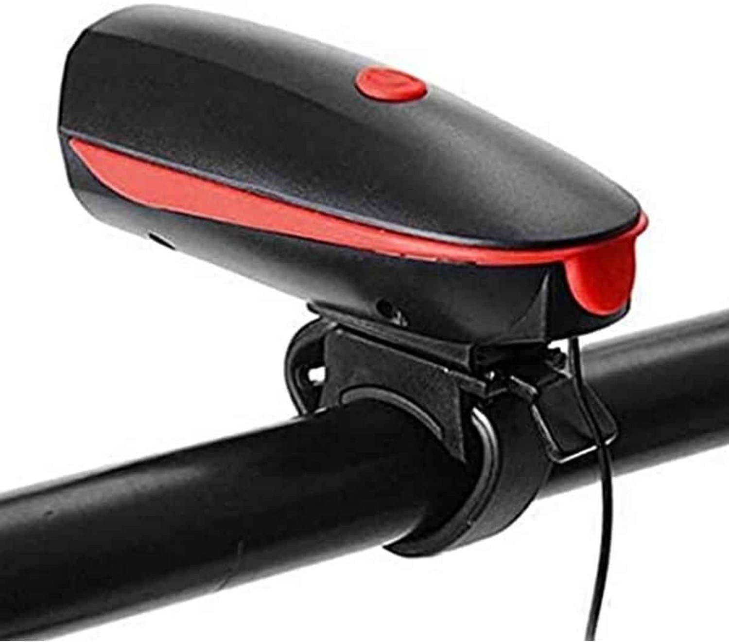 Image of HAPPYRIDER USB Rechargeable 2-in-1 Bicycle Horn LED Front Light Bell