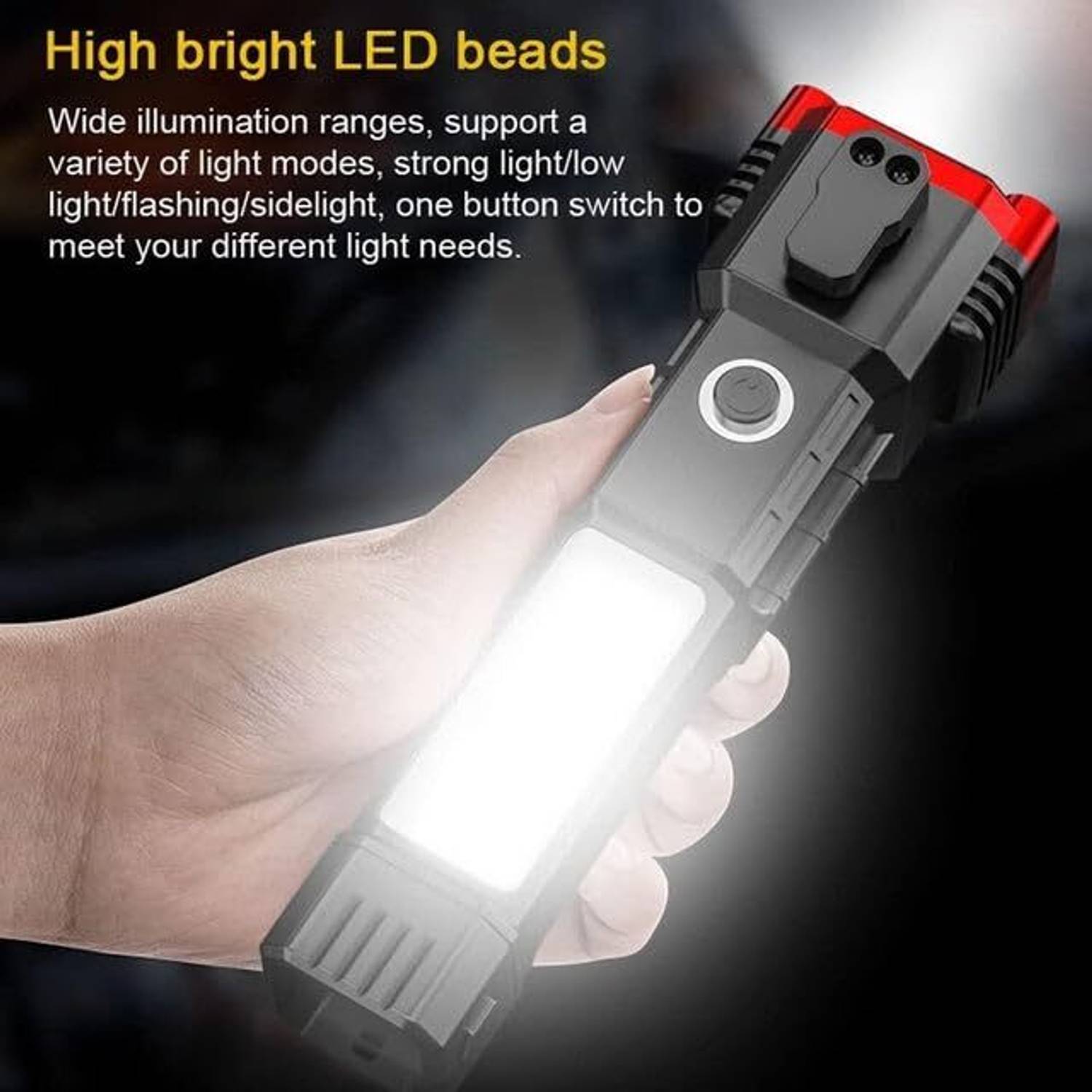 FLOSTRAIN Rechargeable LED Hammer Torch - Image 2