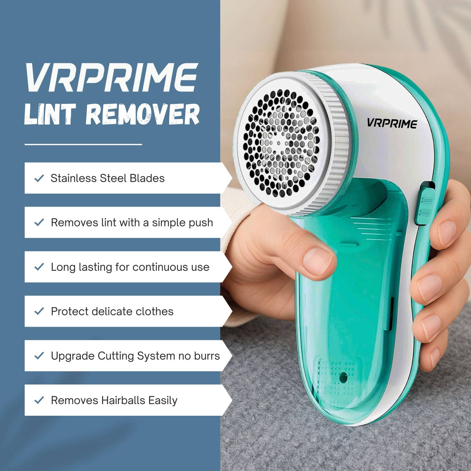 VRPRIME Fabric Shaver Lint Remover - Image 4